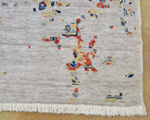 Load image into Gallery viewer, Hand-Knotted Fine Modern Broken Design Wool Bamboo Silk Rug (Size 7.10 X 10.3) Brral-3408