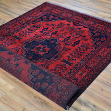 Load image into Gallery viewer, Hand-Knotted Afghan Tribal Turkoman Wool Rug (Size 4.11 X 6.7) Brral-3525
