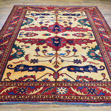 Load image into Gallery viewer, Hand-Knotted Tribal Afghan Karagai Wool Handmade Rug (Size 6.10 X 9.3) Brral-405