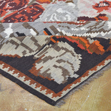 Load image into Gallery viewer, Hand-Woven Moldavian Reversible Kilim Wool Rug (Size 6.1 X 9.5) Brral-4134