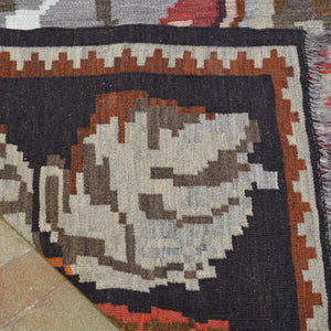 Hand-Woven Moldavian Reversible Kilim Wool Rug (Size 6.1 X 9.5) Brral-4134