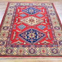 Load image into Gallery viewer, Hand-Knotted Kazak Design Handmade Wool Rug (Size 3.10 X 6.0) Brral-4275