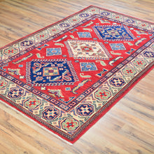 Load image into Gallery viewer, Hand-Knotted Kazak Design Handmade Wool Rug (Size 3.10 X 6.0) Brral-4275