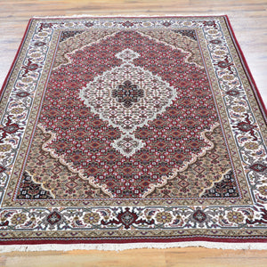 Hand-Knotted Tabriz Design Handmade Wool Rug (Size 4.1 X 6.1) Brral-4695