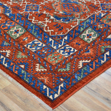 Load image into Gallery viewer, Hand-Knotted Ersari Tribal Handmade Wool Rug (Size 8.11 X 11.2) Brral-4767
