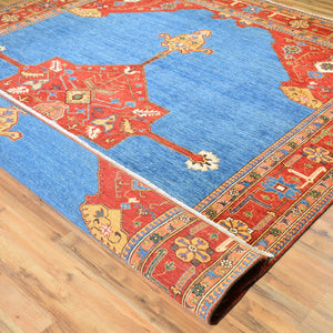 Hand-Knotted Fine Persian Bijar Design Handmade Wool Rug (Size 9.0 X 11.2) Brral-4803