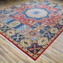 Load image into Gallery viewer, Hand-Knotted Fine Mamluk Design Handmade Oriental Wool Rug (Size 9.1 X 12.1) Brral-5388