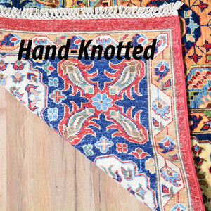 Hand-Knotted Fine Mamluk Design Handmade Oriental Wool Rug (Size 9.1 X 12.1) Brral-5388