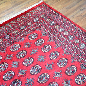 Hand-Knotted Bokhara Design Wool Handmade Rug (Size 8.1 X 10.1) Brral-5466
