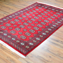 Load image into Gallery viewer, Hand-Knotted Bokhara Design Wool Handmade Rug (Size 4.1 X 6.2) Brral-5511
