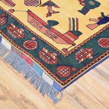 Load image into Gallery viewer, Hand-Knotted Tribal War Design Handmade wool Rug (Size 3.11 X 6.2) Brral-585