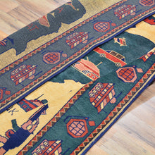 Load image into Gallery viewer, Hand-Knotted Tribal War Design Handmade wool Rug (Size 3.11 X 6.2) Brral-585