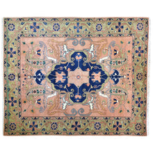 Load image into Gallery viewer, Hand-Knotted Geometric Design Handmade Wool Rug (Size 8.2 X 9.10) Brral-6333