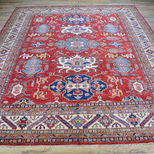 Load image into Gallery viewer, Hand-Knotted Caucasian Design Tribal Super Kazak Wool Rug (Size 8.0 X 10.0) Brral-6339