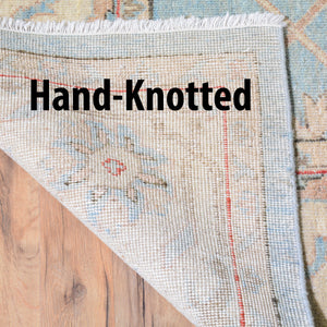 Hand-Knotted Peshawar Oushak Design Wool Rug (Size 7.10 X 9.8) Brral-6348