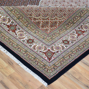 Hand-Knotted Tabriz Design Handmade Wool Rug (Size 8.11 X 11.11) Brral-6372