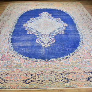 Hand-Knotted Persian Geometric Design 100% Wool Rug (Size 9.1 X 12.3) Brral-6390