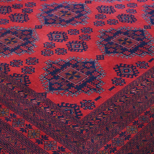 Hand-Knotted Turkmen Handmade Tribal Traditional Rug (Size 8.3 X 11.6) Brral-6435