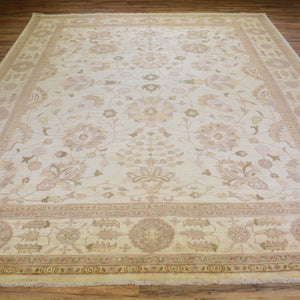 Hand-Knotted Afghan Tribal Oushak Design Rug (Size 8.10 X 11.9) Brral-6441