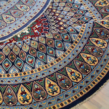 Load image into Gallery viewer, Hand-Knotted Round Peshawar Wool Handmade Rug (Size 8.3 X 8.3) Brral-6471