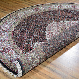 Hand-Knotted Mahi Tabriz Design Wool Handmade Rug (Size 7.8 X 7.8) Brral-6474