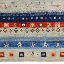 Load image into Gallery viewer, Hand-Knotted Kashkuli  Tribal Design Wool Rug (Size 5.0 X 6.7) Brral-6516