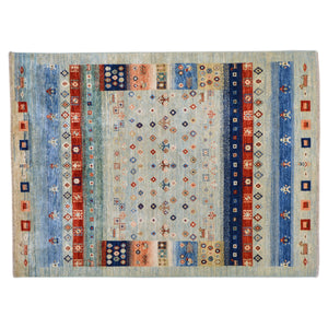 Hand-Knotted Kashkuli  Tribal Design Wool Rug (Size 5.0 X 6.7) Brral-6516