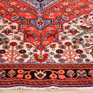 Hand-Knotted Persian Hamadan Authentic Wool Rug (Size 4.10 X 7.11) Brral-6534