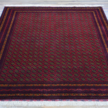 Load image into Gallery viewer, Hand-Knotted Fine Afghan Tribal Turkoman Wool Rug (Size 5.1 X 6.9) Brral-6540