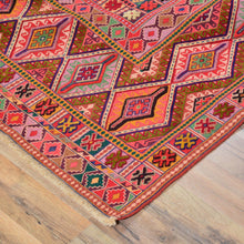 Load image into Gallery viewer, Tribal Handmade Geometric Design Multi-Weave Wool Rug (Size 4.9 X 6.0) Cwral-6612