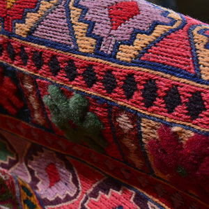 Tribal Handmade Geometric Design Multi-Weave Wool Rug (Size 4.9 X 6.0) Cwral-6612