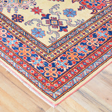 Load image into Gallery viewer, Hand-Knotted Fine Super Kazak Caucasian Design Wool Rug (Size 5.0 X 7.4) Brral-675