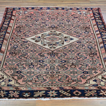 Load image into Gallery viewer, Hand-Knotted Vintage Persian Hamadan Geometric Oriental Wool Rug (Size 4.10 X 6.11) Brral-768