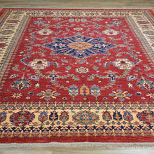 Load image into Gallery viewer, Hand-Knotted Super Kazak Design Rug 100% Wool Handmade Rug (Size 7.11 x 10.0) Brral-978