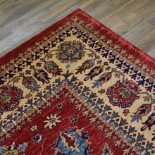 Load image into Gallery viewer, Hand-Knotted Super Kazak Design Rug 100% Wool Handmade Rug (Size 7.11 x 10.0) Brral-978