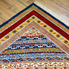 Load image into Gallery viewer, Hand-Knotted Oriental Geometric Design Wool Handmade Rug (Size 8.5 X 11.9) Brral-1221