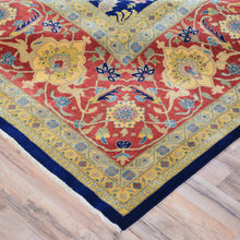 Load image into Gallery viewer, Hand-Knotted Oriental New Zealand Wool Sarouk Design Handmade Rug (Size 9.0 X 11.7) Brral-1269