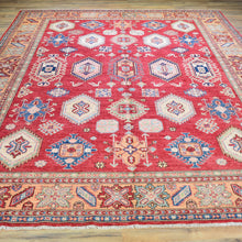 Load image into Gallery viewer, Hand-Knotted Fine Kazak Design Wool Handmade Rug (Size 8.11 X 11.3) Brral-1281