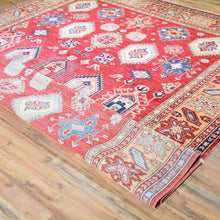 Load image into Gallery viewer, Hand-Knotted Fine Kazak Design Wool Handmade Rug (Size 8.11 X 11.3) Brral-1281