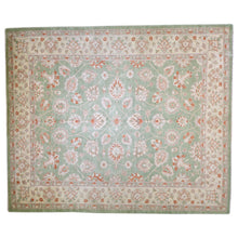 Load image into Gallery viewer, Hand-Knotted Fine Chobi Peshawar Oushak Wool Rug (Size 9.3 X 11.8) Brral-1296