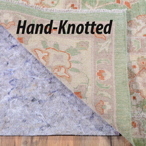 Hand-Knotted Fine Chobi Peshawar Oushak Wool Rug (Size 9.3 X 11.8) Brral-1296