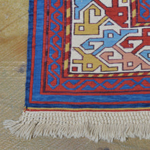 Load image into Gallery viewer, Soumak Fine Caucasian Geometric Design Wool Rug (Size 8.2 X 9.8) Brral-2139