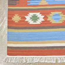 Load image into Gallery viewer, Hand-Woven Wool Turkish Design Reversible Kilim Dhurrie Rug (Size 9.2 X 11.11) Brral-2163