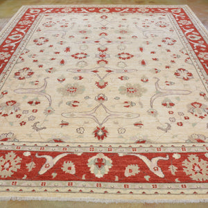 Hand-Knotted Peshawar Chobi Oriental Wool Handmade Rug (Size 8.0 X 9.10) Brral-2592