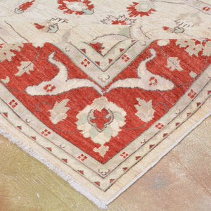 Hand-Knotted Peshawar Chobi Oriental Wool Handmade Rug (Size 8.0 X 9.10) Brral-2592
