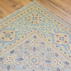 Hand-Knotted Peshawar Tribal Oushak Design Rug (Size 9.1 X 11.7) Brral-2715
