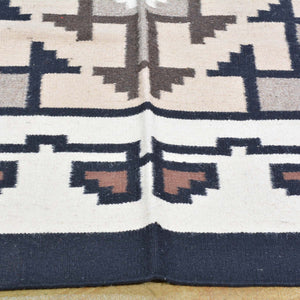 Hand-Woven Fine Southwestern Flatweave Handmade Wool Rug (Size 5.11 X 8.11) Brrsf-6045