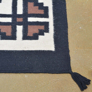 Hand-Woven Fine Southwestern Flatweave Handmade Wool Rug (Size 5.11 X 8.11) Brrsf-6045