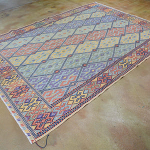 Soumak Tribal Olami Handmade Oriental Wool Rug (Size 6.8 X 9.7) Brrsf-6060