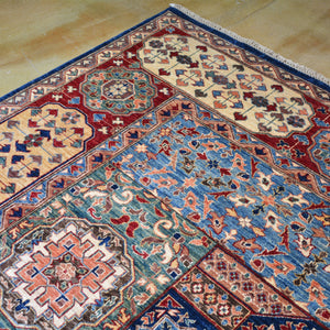Hand-Knotted Oriental Mamluk Design Wool Carpet (Size 10.0 X 13.10) Brrsf-6063